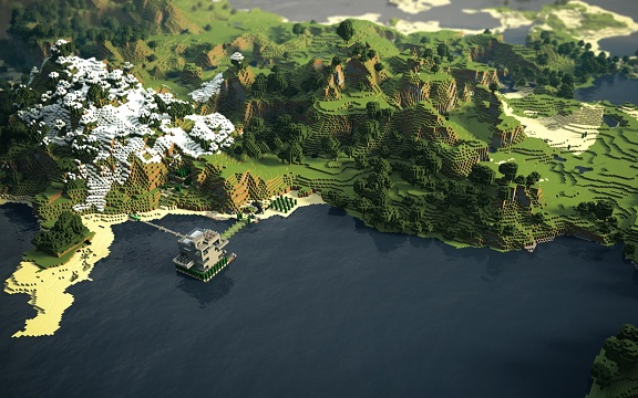 Minecraft Landschaft