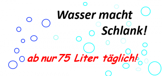 Wasser macht schlank?